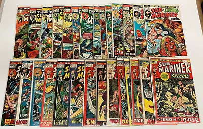 Buy Lot Of 28 ** 1971-1974 Marvel SUB-MARINER Comics #2, 44-49, 51-58, 60-72 (VF) • 98.83£