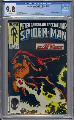 Buy Spectacular Spider-man #102 Cgc 9.8 Killer Shrike John Byrne White Pages • 87.37£