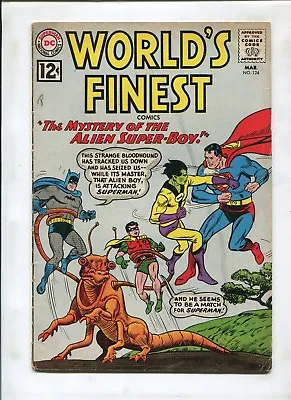 Buy Worlds Finest #124 (6.0) The Mystery Of The Alien Super-boy! • 23.95£