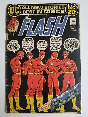 Buy Low Grade Flash #217 (DC Comics, 1972) Green Lantern Green Arrow Backup • 2.76£