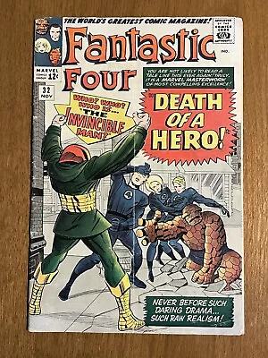 Buy Fantastic Four #32/Silver Age Marvel Comic Book/VG • 34.51£