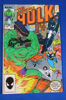 Buy Incredible Hulk #300  NM Early Black Spider-Man Costume Appearance  1984 • 11.46£