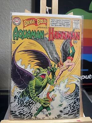 Buy Dc  The Brave And The Bold #51  Aquaman And Hawkman  1964 • 38.61£
