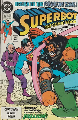 Buy Dc Comics Superboy The Comic Book #10 (1990) 1st Print F • 1£