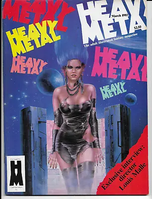 Buy HEAVY METAL - Vol. VIII #12 (March 1985) [Fantasy Magazine] ROYO Cover • 8.50£