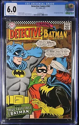 Buy Detective Comics #363 (CGC 6.0) FN (1967) - Batman/Robin, Batgirl Cover/2nd App. • 140.74£