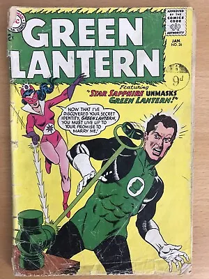 Buy Green Lantern #26 January 1964 Low Grade Featuring Star Sapphire (Carol Ferris) • 9.99£