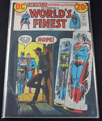 Buy World's Finest 216 Batman Superman Nick Cardy Cover Super Sons VF Comic • 15.65£