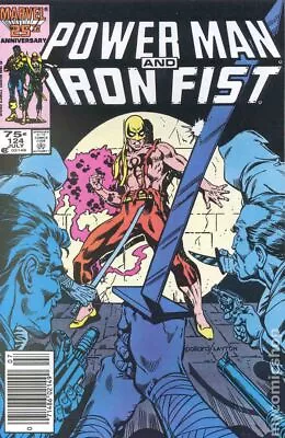 Buy Power Man And Iron Fist Mark Jewelers #124MJ FN 6.0 1986 Stock Image • 4.10£