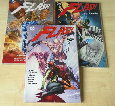 Buy The Flash Graphic Novels Volumes 7,8 & 9 (Vendetti) • 27.99£