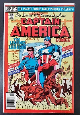 Buy Captain America #255 (Marvel 1981) 40th Anniversary | Frank Miller Letter  • 7.90£