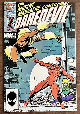 Buy 1986 Marvel Daredevil #238 Sabertooth • 7.23£