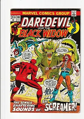 Buy Daredevil #101 Black Widow Appearance! Marvel 1973 1ST PRINT • 19.75£