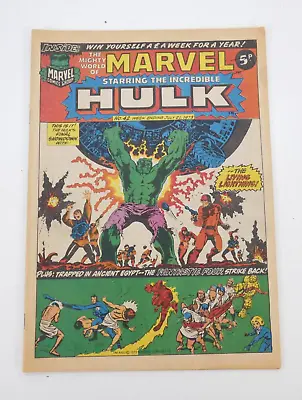 Buy The Incredible Hulk Comics #42 Marvel July 1973 Vintage Comic Book Superhero • 17.99£