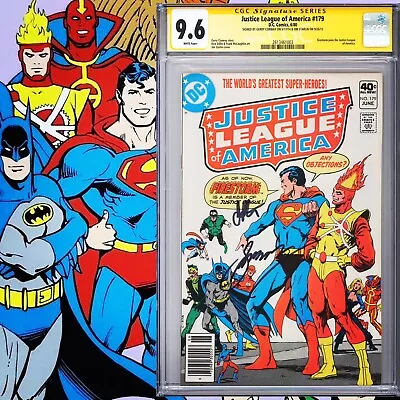 Buy CGC SS 9.6 Justice League Of America #179 Signed By Starlin & Conway Firestorm • 223.44£