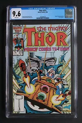 Buy THOR #371 1st Cameo TVA TIME VARIANCE AUTHORITY 1986 1st JUSTICE PEACE CGC 9.6 • 70.30£