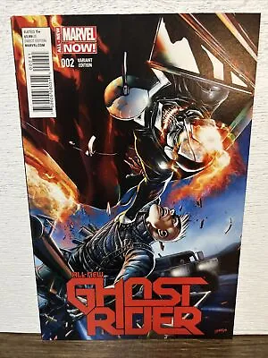 Buy All-New Ghost Rider #2 1:25 Ratio Variant By Pop Mahn Marvel Now Comics 2014 • 9.53£