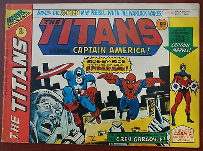Buy Marvel Comics Group - The Titans No. 18 February 1976 UK Comic • 8.75£