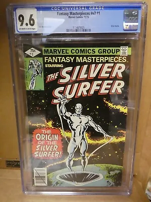 Buy Marvel Fantasy Masterpieces Silver Surfer  1 CGC 9.6 Fantastic Four 1979 • 249.99£