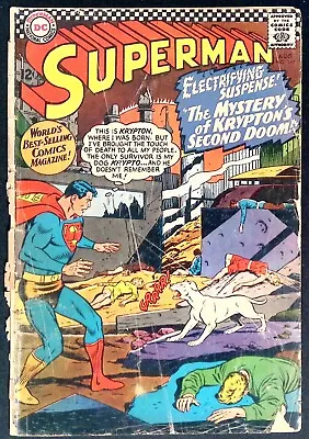 Buy Superman #189 - Origin & Destruction Of Krypton II - Silver Age Swan Cover • 4£
