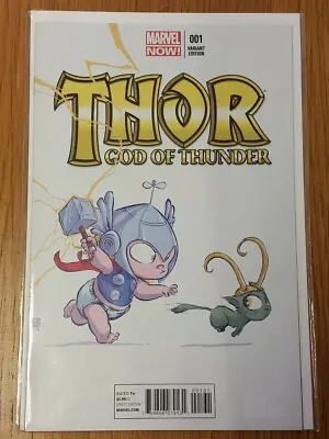 Buy Thor God Of Thunder #1 Baby Variant Marvel December 2012 Nm+ (9.6 Or Better) • 19.99£