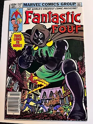 Buy Fantastic Four  Vol.1 #247 John Byrne Marvel 1982 Dr. Doom VFNM Condition • 11.89£