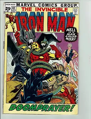 Buy Iron Man #43 - 1st App The Guardsman - Giant-man Back-up W/ Black Knight - 1971 • 22.47£