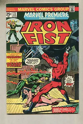 Buy Marvel Premiere- Featuring Iron Fist #23 FN+  Warhawk   Marvel Comics  SA • 8.03£