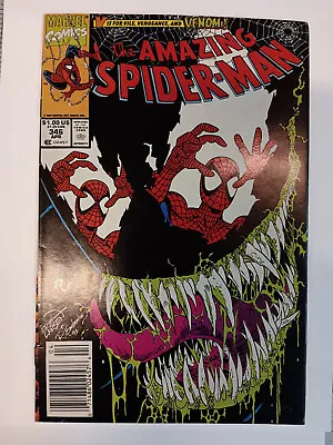 Buy Amazing Spider-Man #346 Newsstand Erik Larsen Venom Cover Marvel Comics 1991 • 23.72£