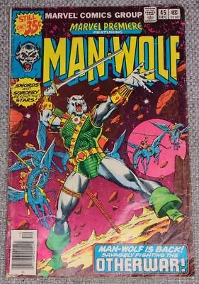 Buy MAN-WOLF Marvel Premiere #45 (1978) Comic Book -Otherwar! • 4£
