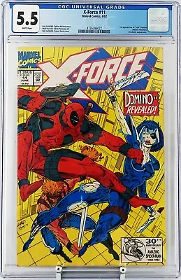 Buy 1992 X-Force #11 Gradate CGC 5.5 Marvel Comics USA • 116.30£