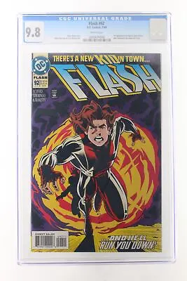 Buy Flash #92 - D.C. Comics 1994 CGC 9.8 1st Appearance Of Impulse (Bart Allen). • 117.75£