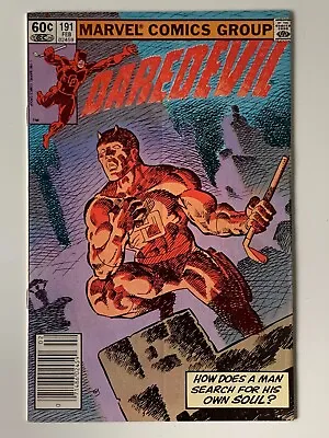 Buy Daredevil #191 Vf Marvel 1982 Newsstand • 8.02£