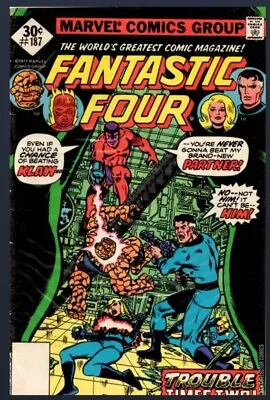 Buy Fantastic Four # 187 - Molecule Man, Klaw, 1977 Marvel Whitman Variant FN/VF • 11.83£
