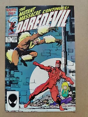 Buy Daredevil #238 FN Marvel Sabretooth Mutant Massacre • 2.37£