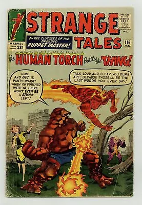 Buy Strange Tales #116 GD 2.0 1964 • 47.40£