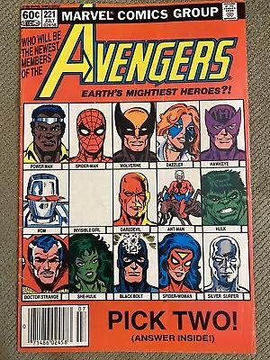 Buy AVENGERS #221 - SHE HULK & HAWKEYE Join The AVENGERS! Marvel Key 1982 Fine 🔑🔥 • 3.95£