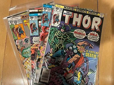 Buy Thor (Marvel, 1976) #251,254,255,258,271,272 F/VF Hela, Origin Of Don Blake • 31.62£