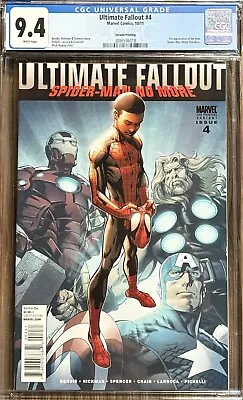 Buy Ultimate Fallout #4 Grade 9.4 1st Miles Morales As Spiderman  2nd Print. 😁 • 147.45£