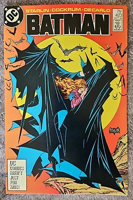 Buy Batman #423 Classic Todd McFarlane Cover Art 1988 THIRD PRINTING Rare 3rd Print • 59.30£