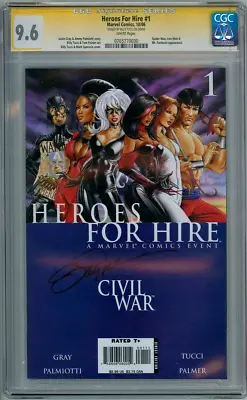 Buy Heroes For Hire #1 Cgc 9.6 Signature Series Signed Tucci Shang Chi Marvel Movie • 59.95£