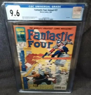 Buy FANTASTIC FOUR Annual #27 CGC 9.6 NM+ 1994 Marvel - 1st App Time Variance Auth. • 68.32£
