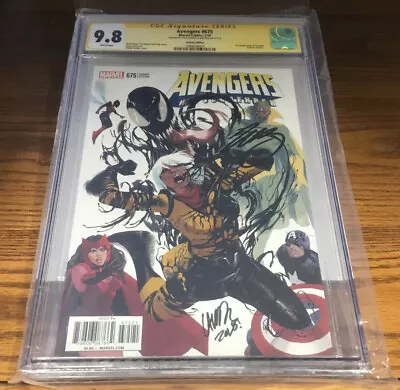 Buy Avengers 675 1st Appearance Of Voyager Signed Pepe Larraz Jim Zub Cgc Graded 9.8 • 135.91£