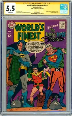 Buy World's Finest #173 CGC SS 5.5 SIGNED Jim Shooter Batman 1st Silver Age Two-Face • 183.88£