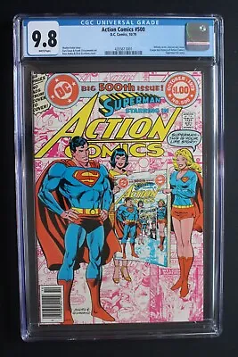Buy Action Comics 500 Origin Life Story Superman 1979 Giant Supergirl Luthor CGC 9.8 • 192.04£