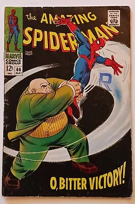 Buy Amazing Spider-Man #60  Kingpin Appearance | Classic Cover | 1968 • 45.69£