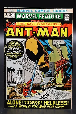 Buy Marvel Feature (1971) #4 Origin Of Ant-Man Hank Pym Herb Trimpe Cover FN/VF • 22.39£