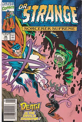 Buy Dr. Strange Sorcerer Supreme #30 (1988) Vol.3,Marvel Comics,Newsstand • 2.38£