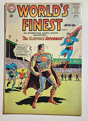 Buy WORLD'S FINEST #140 Silver Age DC 1964, Batman, Superman, Robin • 8.66£