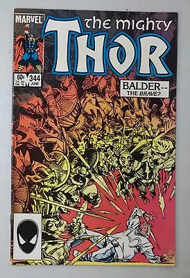 Buy Thor #344 Marvel Comics Bronze Age WALT SIMONSON 1st Malekith The Accursed Vfnm • 8£